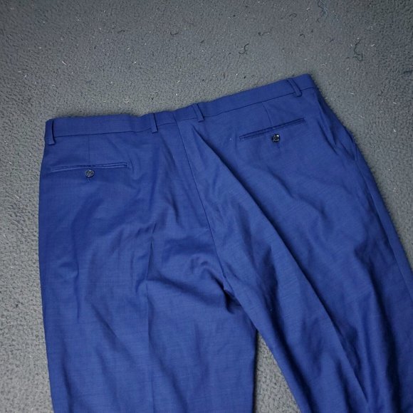 Tommy Hilfiger Wool Blend Dress Pants Mens Size 42R x34 Blue - Picture 7 of 7